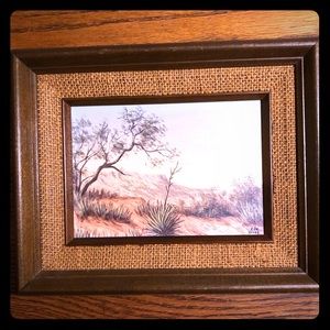 MEGA SALE! Stunning Vintage Painting “Texas Yucca”